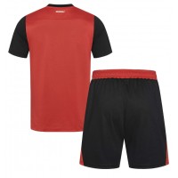 Camisa de Futebol Bayer Leverkusen Equipamento Principal Infantil 2024-25 Manga Curta (+ Calças curtas)